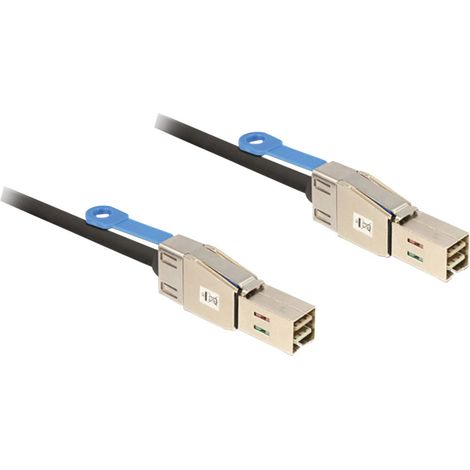 Delock Festplatten Anschlusskabel [1x Mini-SAS-Stecker (SFF-8644) - 1x Mini-SAS-Stecker (SFF-8644)] (1/2)