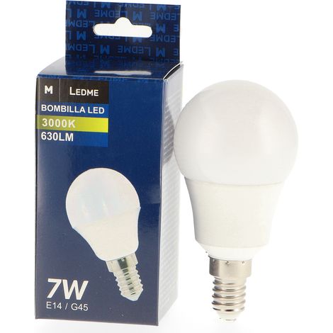 Ampoule Led E14 G60 7W 6000K - Ledme - LM7012A (1/2)