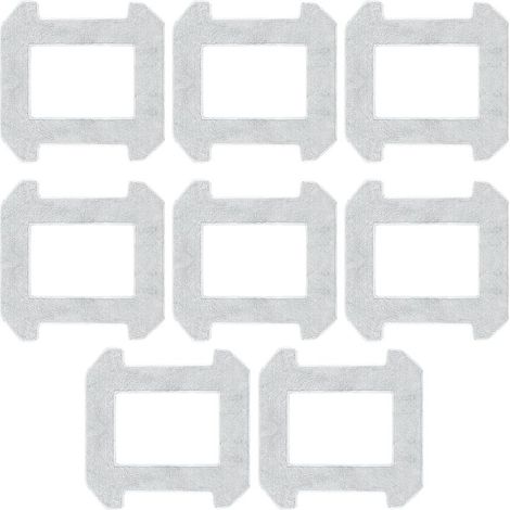 CYRILL 8 pezzi Panni per Mocio per Dreame C1 / C1 Stazione Robot per la Pulizia delle Finestre Parte di Ricambio Panno per Mocio in Microfibra Salviette Lavabili Accessori (1/5)