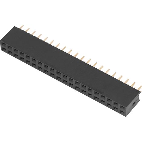 Stück zweireihige 2 x 20-polige 2,54-mm-Buchsenleisten für Raspberry Pi und Arduino (1/5)