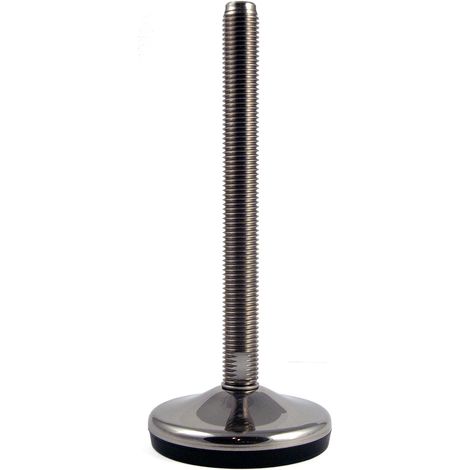 Pied réglable RS PRO Diam 40mm M8 x 75mm capacitéx 300kg ( Prix pour 1 )