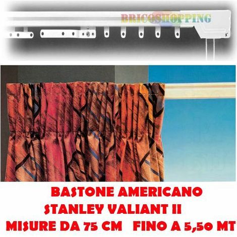 SCORRITENDA VALIANT II RILOGA STANLEY KIRSH SWISH ACRIMO ESTENSIBILE 75/550 cm - Lunghezza: cm 170/300 (1/2)