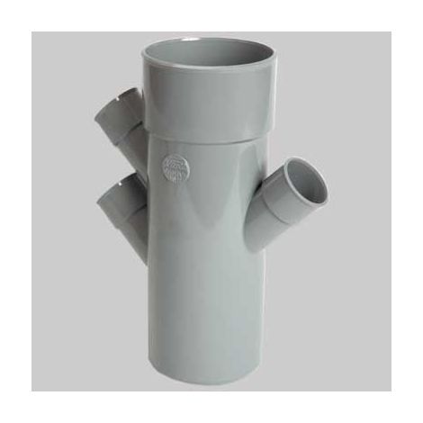 DERIVAZIONE TRIPLA PARALLELA 45  ° MF  100  40/40/40     NICOLL