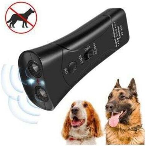 Tierbedarf, Laser-Hundetrainingsgerät mit zwei Hörnern, Ultraschall-Hundeabwehrgerät mit zwei Köpfen