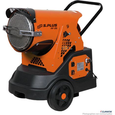 Radiant Splus RF 25.1 fioul mobile 25,8 kW pour locaux professionnels aérés ou plein air