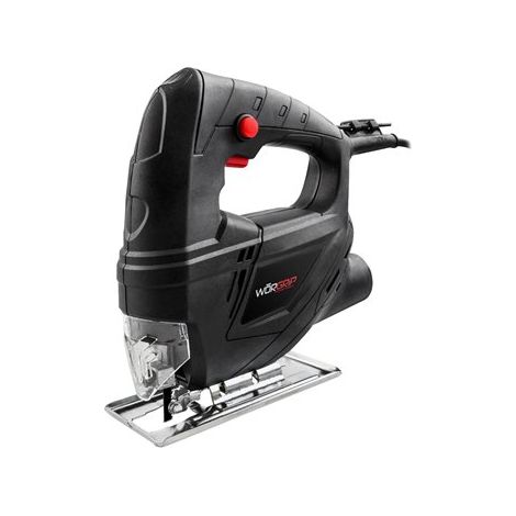 Scie sauteuse réglable avec bouton de verrouillage et protection avant (400 W 3000 tr/min) avec accessoires (1/5)