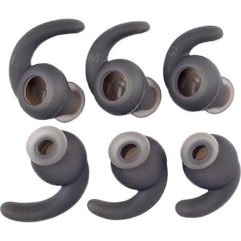 Paar Silikon-Ohrstöpsel für kabelgebundene Headsets, große, transparente Ersatz-Ohrgel (1/5)