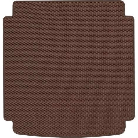 Alfombrilla de maletero de EVA para Audi A4 B8 Estate (2008-2015), diseño de panal de abeja - Marrón. (1/5)