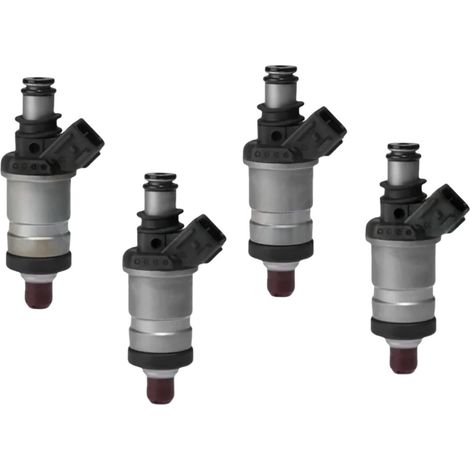 Lot de 4 injecteurs de carburant 06164-P2A-000 06164P2A000 06164 P2A 000 compatibles avec Honda Accord Civic Odyssey Acura RL TL Integra