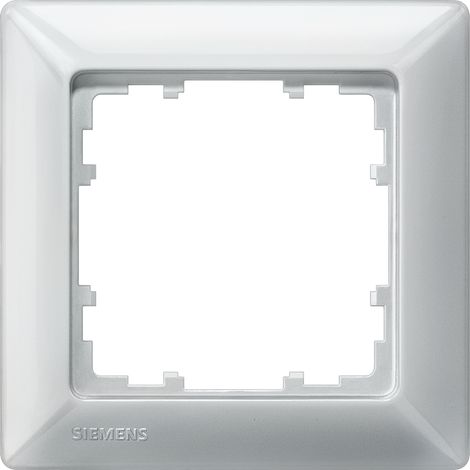 Siemens Rahmen 1fach DELTA line, aluminiummetallic 5TG2551-3 (1/2)