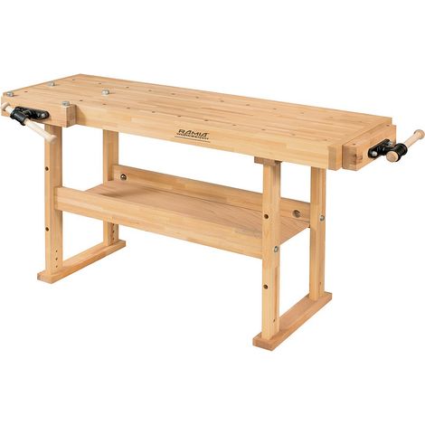 Ramia - Etabli de bois (hêtre stratifié haute qualité) longueur 170 cm - ADVANCED 1700