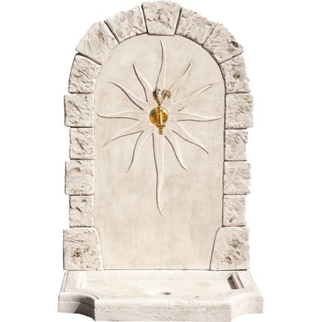 Fontaine de jardin Calypso en pierre reconstituée