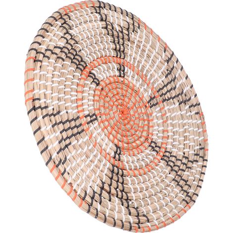 Sets de table nordiques en paille tressée, tapis isolants thermiques, panneaux décoratifs pour hôtels, maisons et chambres d'hôtes, tentures murales intérieures et extérieures, grande taille (1/5)