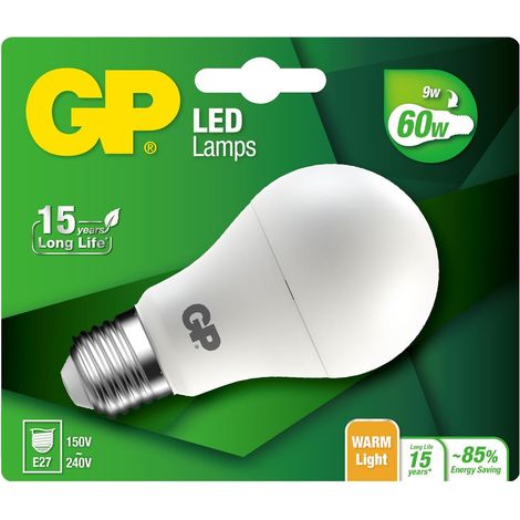 GP - LED Lamp Classic, E27, 9W (60W), 806lm