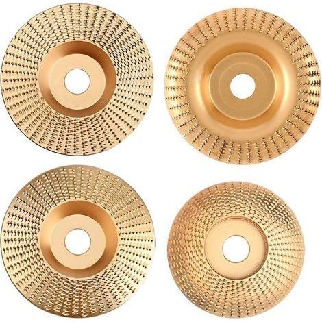 Disques à poncer en carbure pour bois - Lot de 4 (1/5)