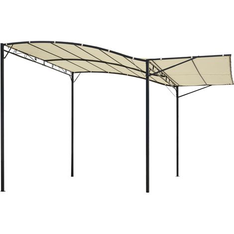 Pergola da giardino con tenda laterale ribaltabile e protezione UV 300x250 cm HOMVRA (1/5)