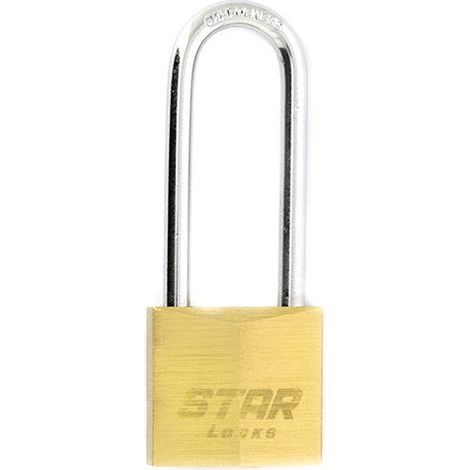 Cadenas long anse haute Star Locks corps en laiton pour fermeture