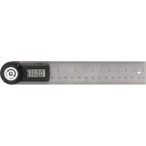 Règle numérique d'angle 2 en 1 pour menuiserie, mesureur électronique de précision (1/5)