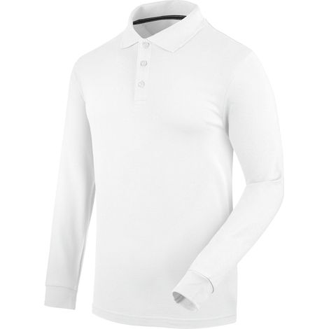 Würth MODYF Polo de travail à manches longues JOB+ blanc M (1/2)