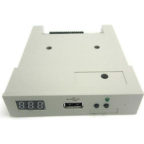 SFR1M44 U100 Émulateur de lecteur de disquettes USB, machine ABS pour l'industrie, gris (1/5)