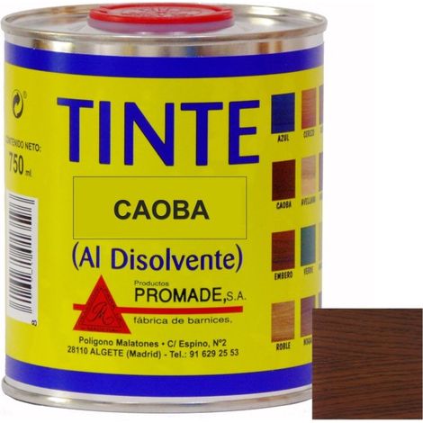 Tinte al disolvente 375ml caoba atin153 promade