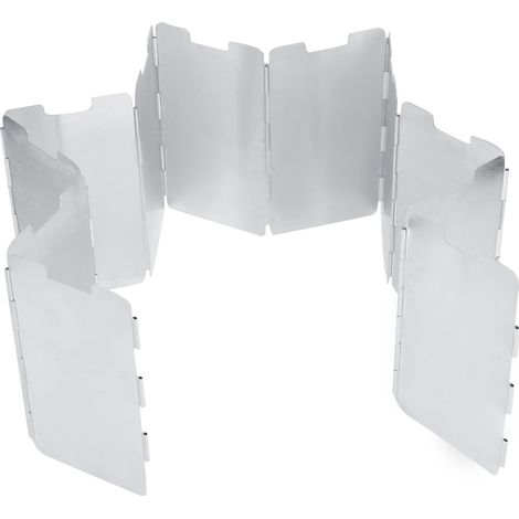 Mini réchaud de camping pliable et portable à 11 plaques avec pare-vent (1/5)