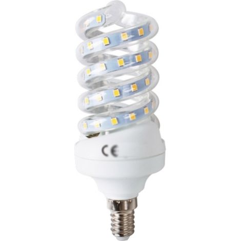AMPOULE LED SMD 2835 11 W E14 SPIRALE BASSE CONSOMMATION LUMIÈRE CHAUDE