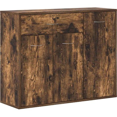 Maison Exclusive - Aparador madera contrachapada color roble ahum (1/5)
