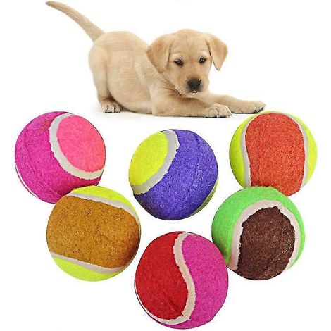 Lot de 6 jouets à mâcher pour chiens, chats et chatons (couleur aléatoire) (1/5)