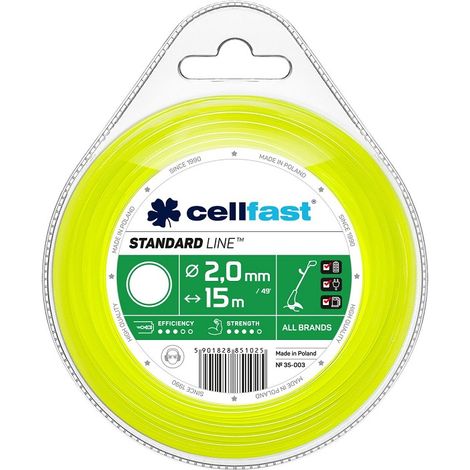 Filo per decespugliatore rotondo 2,0 mm 15 m - C 35-003