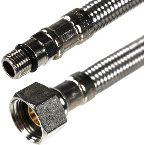Watts – Flexible sanitaire inox 19mm – Mâle/Femelle 3/4 – Longueur 50 cm – Débit 120L/min à 3 bars – Pression max 10 bars – Température max 110°C (1/3)