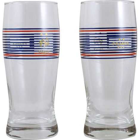 Coffret de 2 verres à bière FFF (1/2)