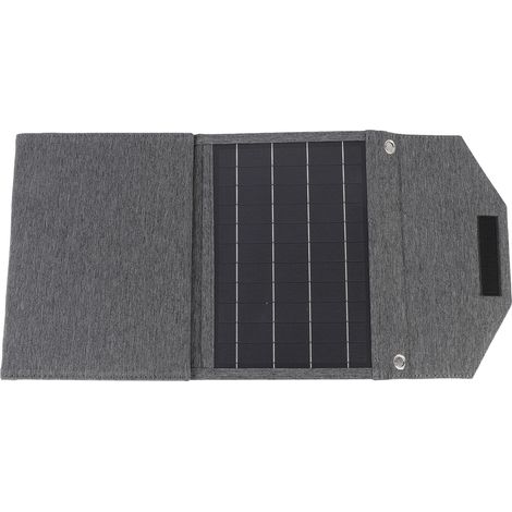 Ortviai Panneau Solaire Pliable 80 W pour Camping et Randonnée – Silicium Monocristallin, Étanche, 2 USB (1/5)