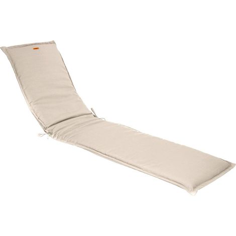 Cuscino per sdraio korai 190x60cm poliestere grano - Hespéride