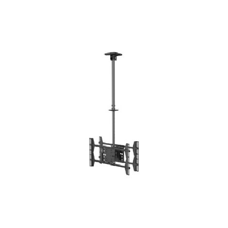 Professionelle Deckenhalterung für Bildschirme equip 2 Bildschirme 32-65 neigbar max. 50kgs