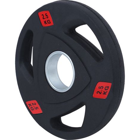 Barre d'haltères à trois trous pour salle de sport, 2,5 kg, avec larges trous, pour musculation et fitness à domicile. (1/5)