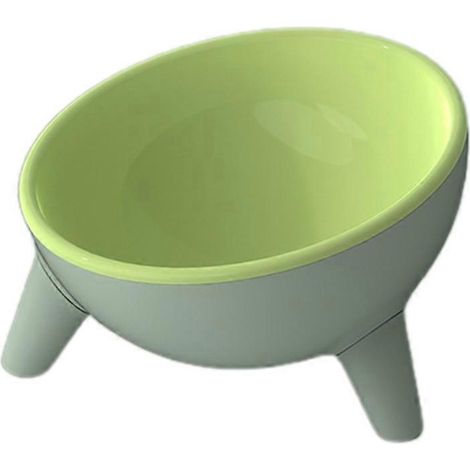 Distributeur d'eau et de nourriture antidérapant et anti-retour pour protéger la colonne vertébrale du chat (1/5)