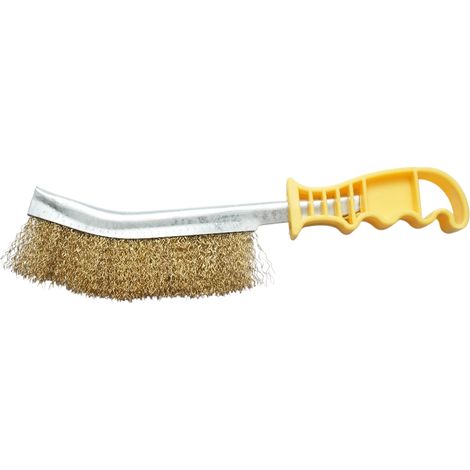 Spazzola metallica a mezzaluna con manico in plastica, 255 mm Breckner Germany (1/4)