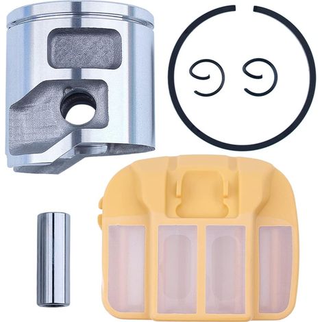Kit de piston de 43 mm avec filtre à air pour tronçonneuses Husqvarna 545 550XP 550XPG Remplace 577 04 7002 (1/5)