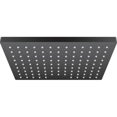Hansgrohe Vernis Shape - Soffione doccia, 23x17 cm, nero opaco 26281670 (1/5)