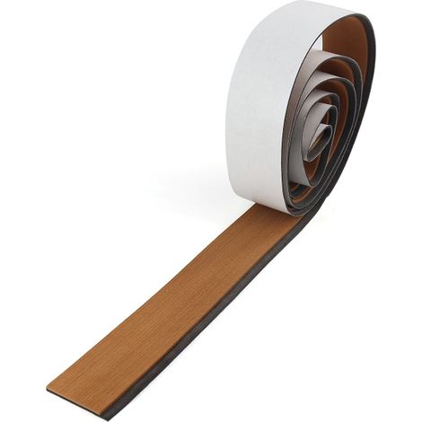 EVA Sol Plancher Imitation Teck Bords Protection Antidérapant Doux Pour Bateau Camping-Car (1/2)