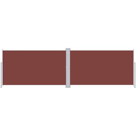 Maison Exclusive - Seitenmarkise Ausziehbar Braun 180x600 cm