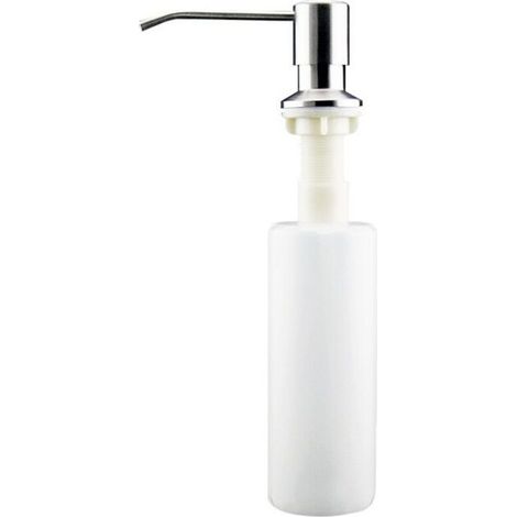 Distributeur de savon 500 ml en acier inoxydable pour la cuisine, pompe à savon, évier (1/5)