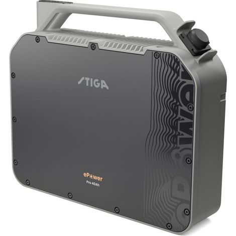 STIGA ST1 EPower Pro Batteria Professionale Agli Ioni Di Litio, 56 V, 40 Ah – Corpo Alluminio Pressofuso, IP65 – Per Trattori Da Giardino E Macchine Pro
