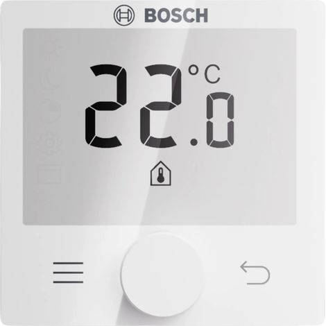 Thermostat d'ambiance programmable/hebdomadaire sans fil OR 100RF - BOSCH - 7724001292