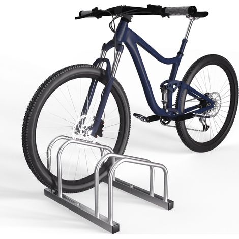 MONZANA® Rastrelliera per biciclette 2-6 per Pneumatici da 35-60 mm di larghezza Portabici Parcheggio per Biciclette 2 Biciclette