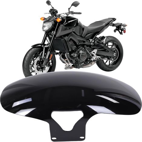Garde-Boue Avant de Moto, ABS Noir Brillant pour Fatboy M8 2018-23 Construction résistante aux fissures et aux intempéries, protection contre les éclaboussures de roue avant, FLFBS FLFB FLF (1/5)