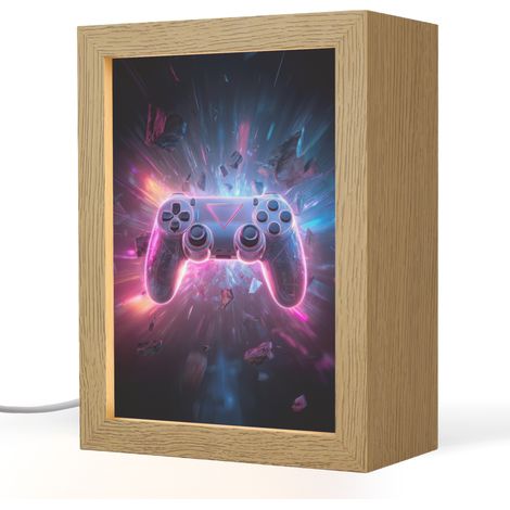 LUCE NOTTURNA PER BAMBINI Controllore - Neon - Esplosione - Astratto 15x20 cm