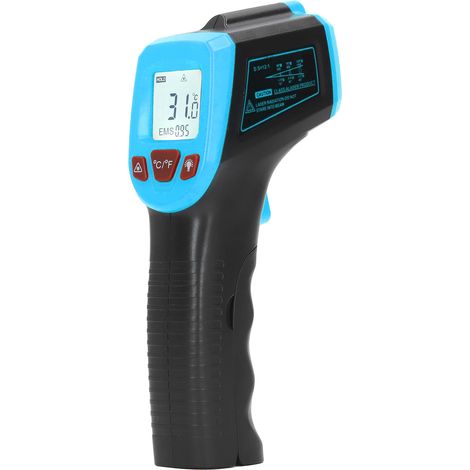 Pistola portatile per la misurazione della temperatura – ABS – infrarossi – blu – industriale