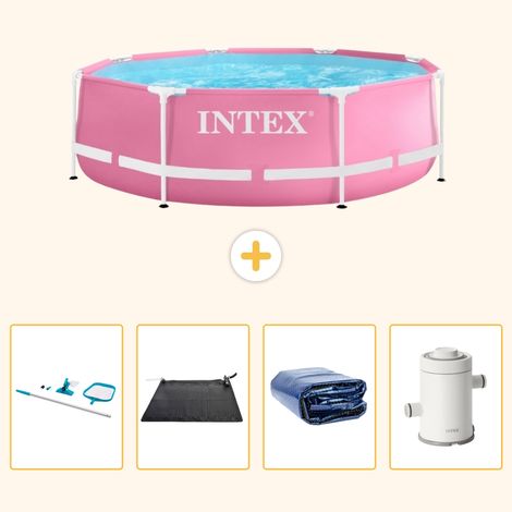 Intex Piscine Tubulaire Ronde - 244x76 cm - 5-pièces S61 (1/5)